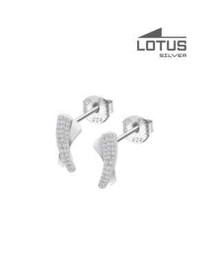 LOTUS SILVER EARRINGS